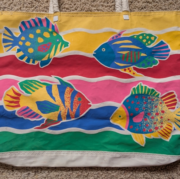 XL Beach Bag, Zipper Closure, 1 small inside pocket - Picture 2 of 7